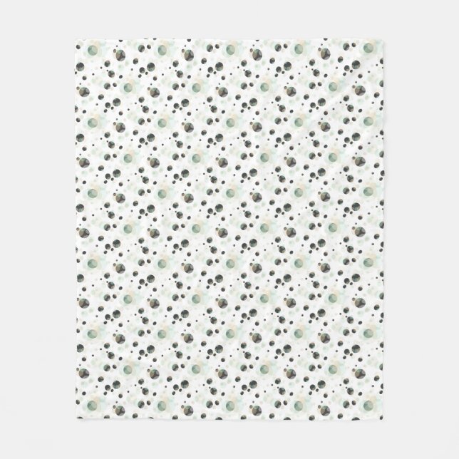 BUBBLES elegance any Colour Fleece Blanket (Front)
