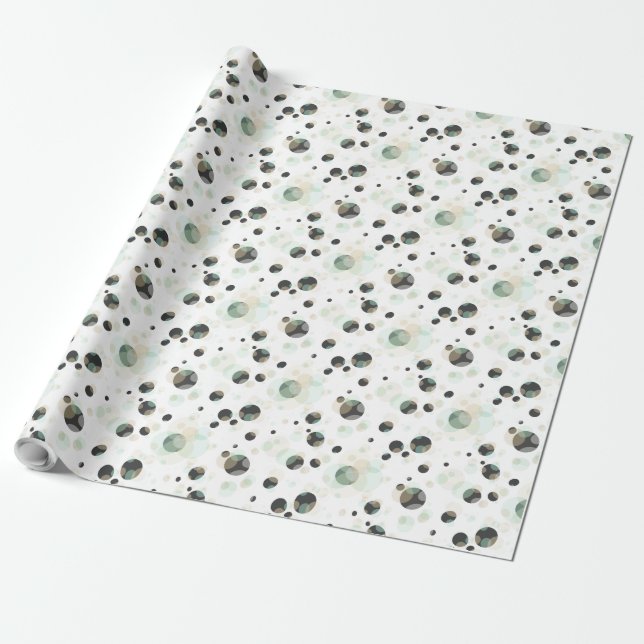 BUBBLES Elegance any Colour Wrapping Paper (Unrolled)