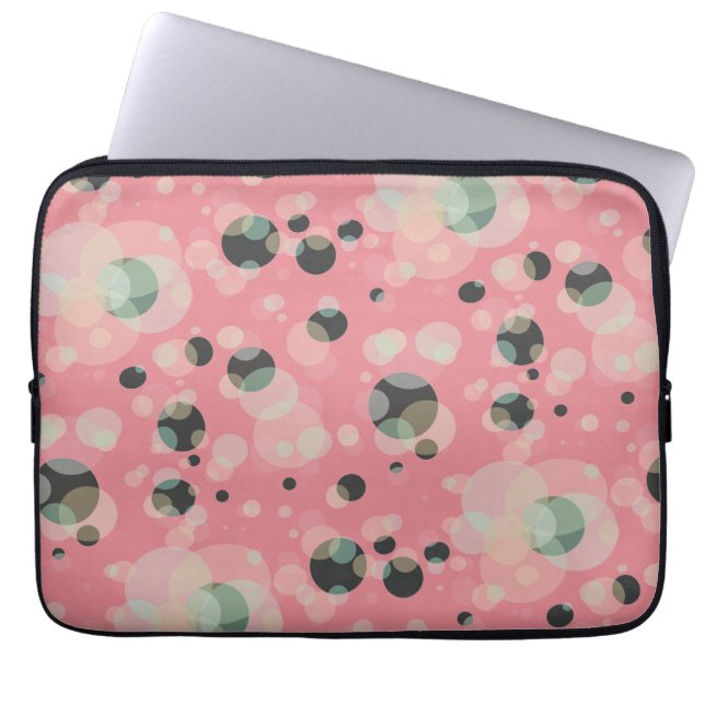BUBBLES elegance on any Colour Laptop Sleeve (Front)