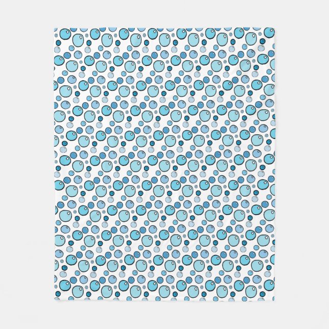 Bubbles Fleece Blanket (Front)