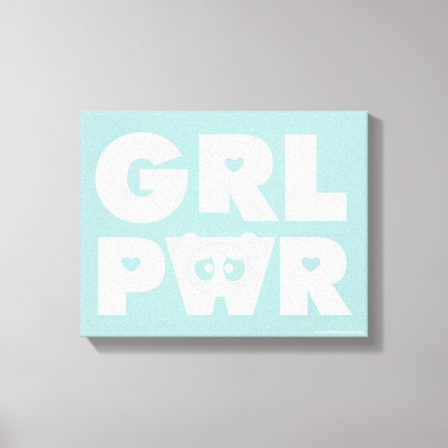 Bubbles: Girl Power Canvas Print (Front)