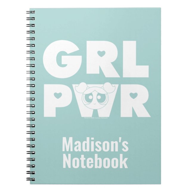 Bubbles: Girl Power Notebook (Front)