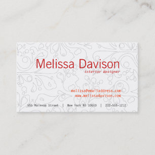 BUBBLES in GRAY Business Card