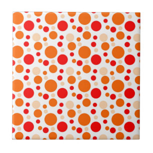 Bubbles in Orange Tile