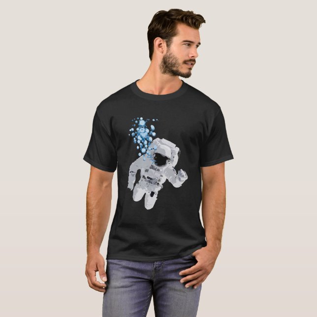 Bubbles In Space Tee Shirt (Front Full)