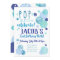 Bubbles Invitation Bubble Birthday Party Blue Boy