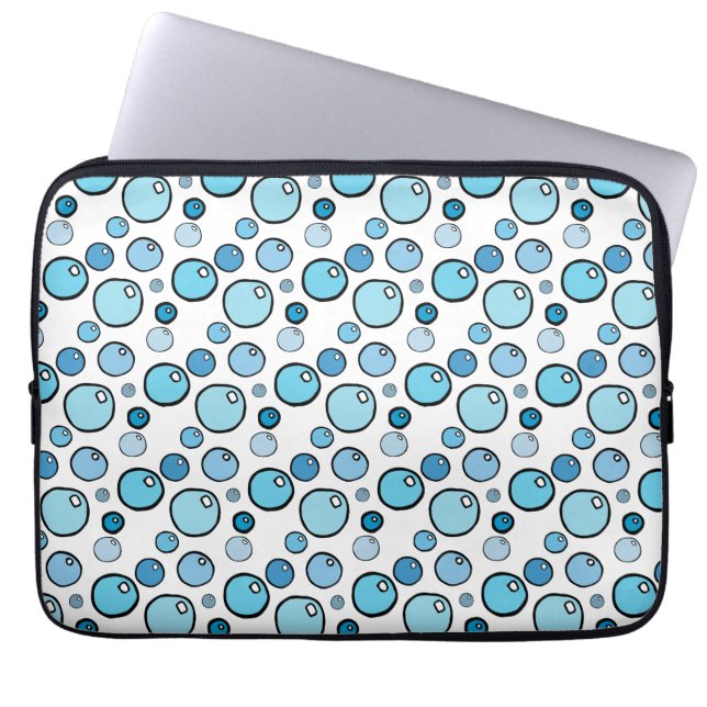Bubbles Laptop Sleeve (Front)