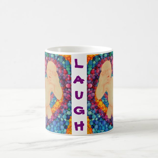 bubbles laugh coffee mug (Center)