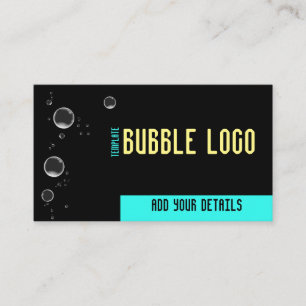 Bubbles Logo Business Card Template
