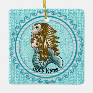 Bubbles  Mystic Mermaid Ornament