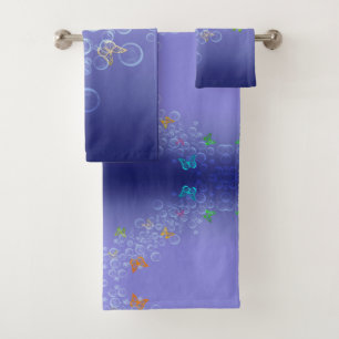 Bubbles n Butterflies Bath Towel Set