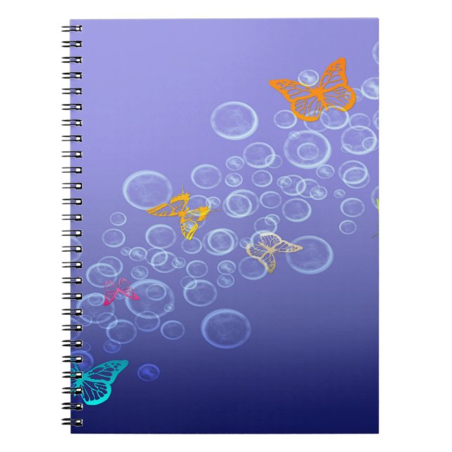 Bubbles n Butterflies Notebook (Front)