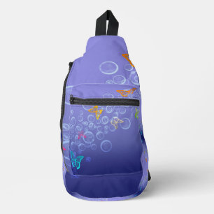 Bubbles n Butterflies Sling Bag