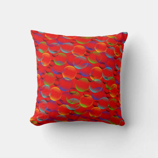 Bubbles of Colour Cushion (Front)