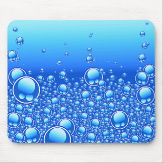 Bubbles on Blue Mouse Mat