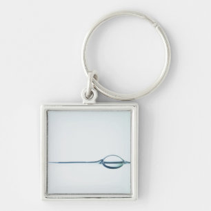 Bubbles on Water Surface Key Ring