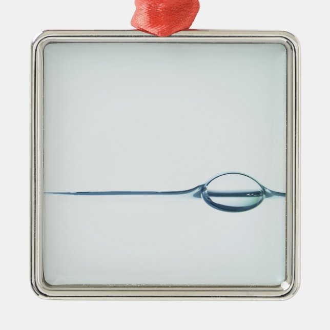 Bubbles on Water Surface Metal Tree Decoration (Front)