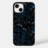 Bubbles pattern 01 Black BG