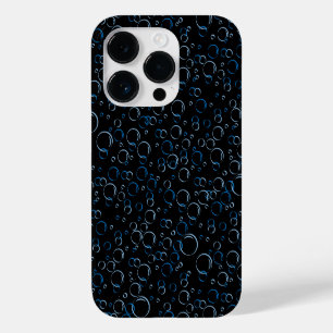 Bubbles Pattern 01.FR.b Black BG Case-Mate iPhone 14 Pro Case