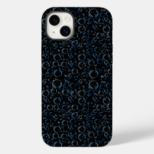 Bubbles Pattern 02.FR.b Black BG Case-Mate iPhone 14 Plus Case
