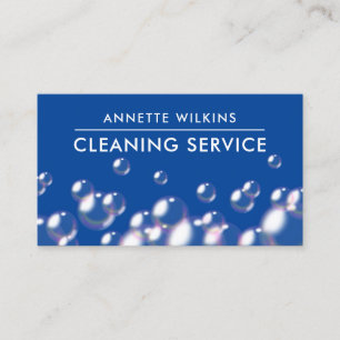 Bubbles pattern business card
