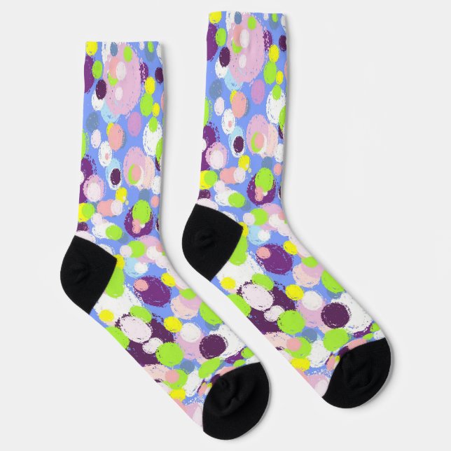 Bubbles pattern socks (Right)