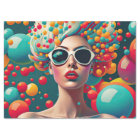Bubbles Pop Art Decoupage Tissue Paper