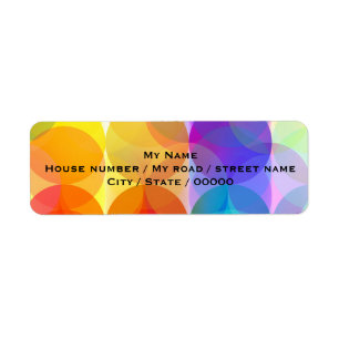 Bubbles - Return Address Labels