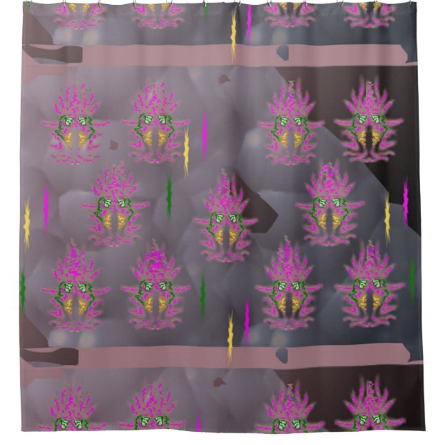 Bubbles Shower Curtain (Front)