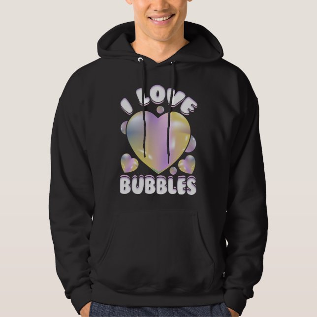 Bubbles Summer Fun  For Girls Toddlers and Kids Hoodie (Front)