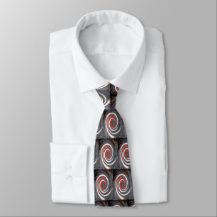 Bubbles swirling and bursting tie