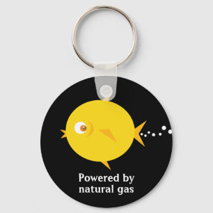 Bubbles The BlowFish_Powered by natural gas Key Ring