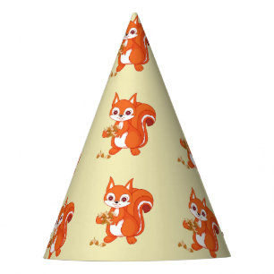 Bubbles the Helpful Squirrel Party Hat