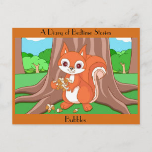 Bubbles the Helpful Squirrel Postcard