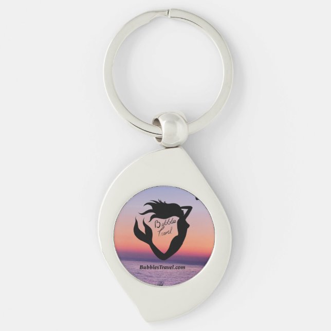 bubbles travel sunset key ring (Front)
