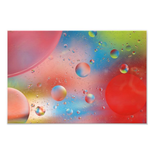 Bubbles Water Abstract Print (Front)