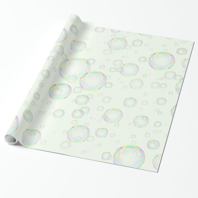 Bubbles! Wrapping Paper (Unrolled)