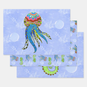 Bubbles Wrapping Paper Sheet