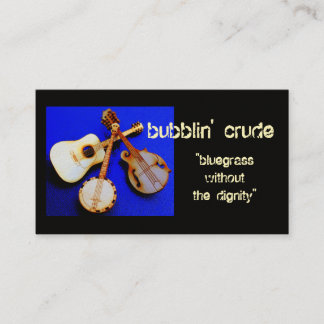 bubblin' identity business card