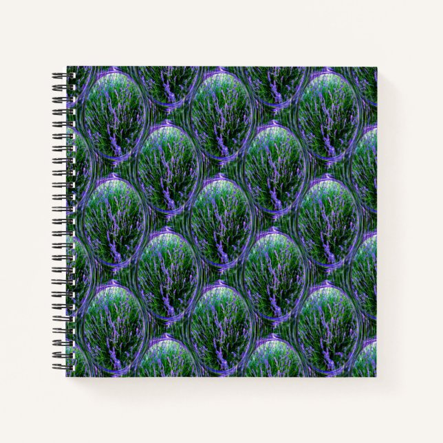 Bubblin' Lavender..... Notebook (Front)