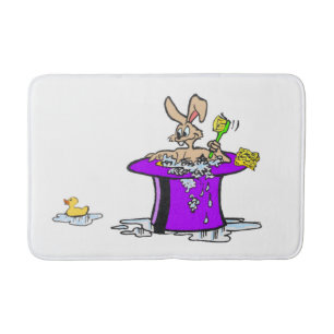 Bubbling Bunny Customisable Bath Mat