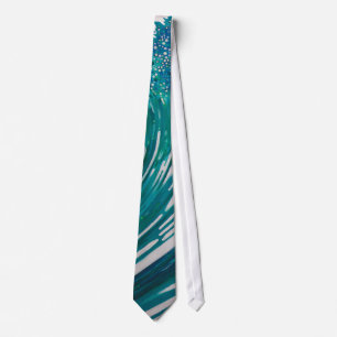 Bubbling Surf Surfer Ocean Wave tie by Juul