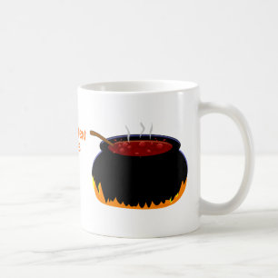 Bubbling Witch Cauldron Fun Halloween Coffee Mug