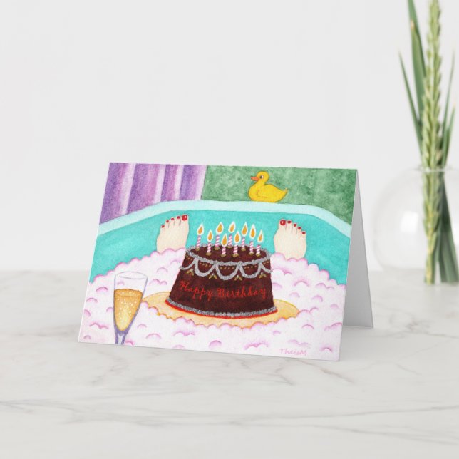 Bubbly Birthday Card (Front)