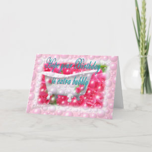 Bubbly Birthday-customisable Card