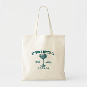 Bubbly Brigade Sparkle & Sip Society Tote Bag