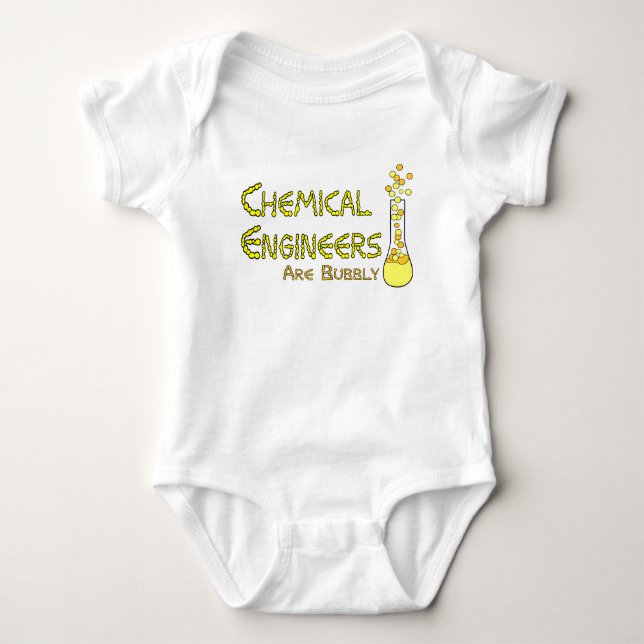 Bubbly Chemical Engineers Baby Bodysuit (Front)