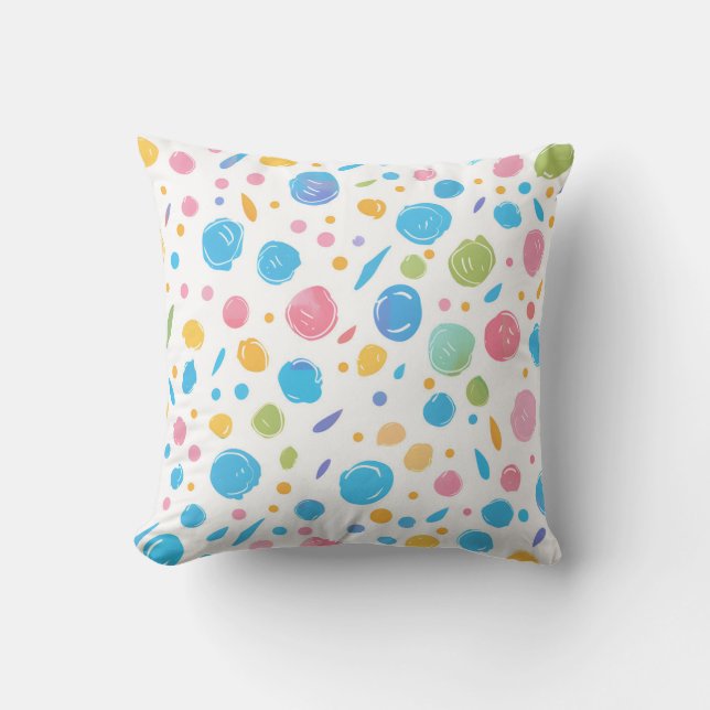 Bubbly Confetti Cushion (Front)
