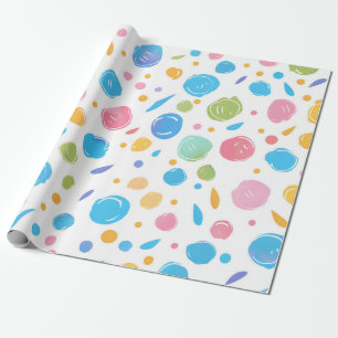 Bubbly Confetti Wrapping Paper