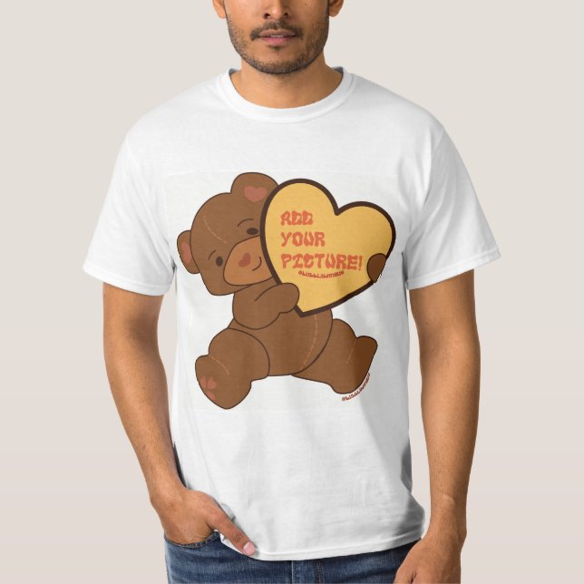 Bubbly Cute Bear Brown Colorway Sweatshirt T-Shirt (Front)